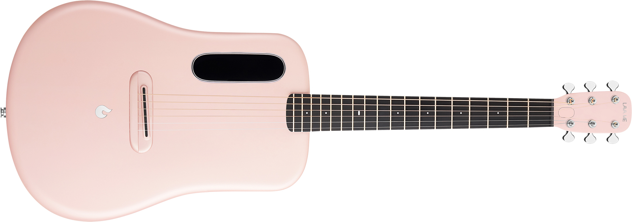 Lava Music Lava Me 4 Carbon 36 +space Bag - Pink - Travel acoustic guitar - Main picture