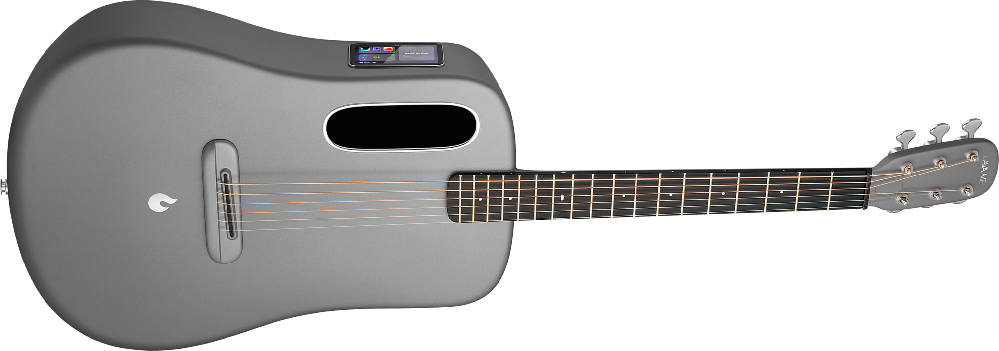 Lava Music Lava Me 4 Carbon 38 +airflow Bag - Space Grey - Travel acoustic guitar - Main picture