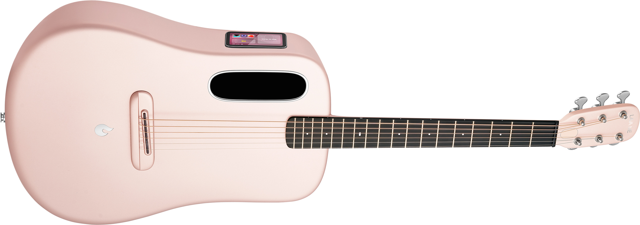 Lava Music Lava Me 4 Carbon 38 +airflow Bag - Pink - Travel acoustic guitar - Main picture