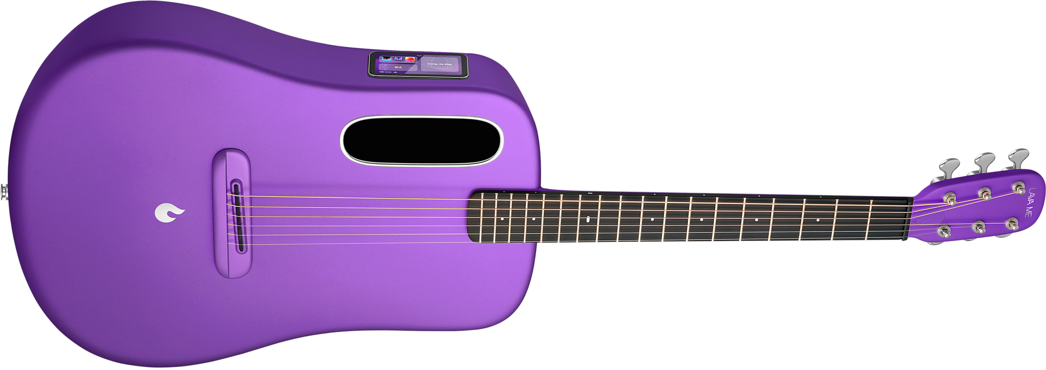 Lava Music Lava Me 4 Carbon 38 +airflow Bag - Purple - Travel acoustic guitar - Main picture