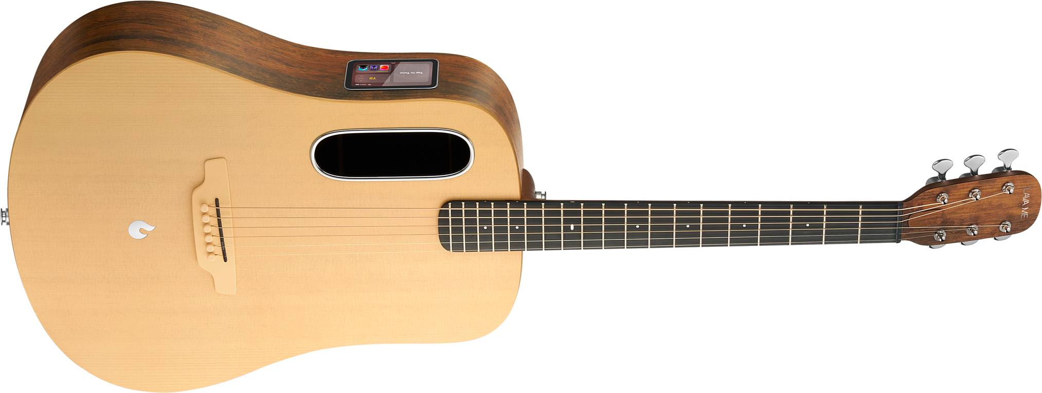 Lava Music Lava Me 4 Spruce 41 +airflow Bag - Natural Hpl Woodgrain - Travel acoustic guitar - Main picture