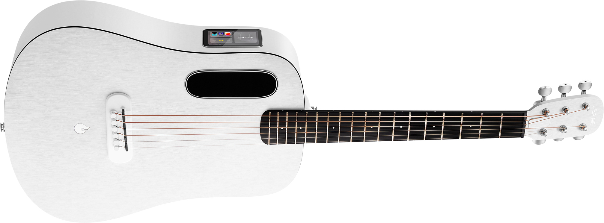 Lava Music Lava Me Play 36 +lite Bag - Sail White - Travel acoustic guitar - Main picture