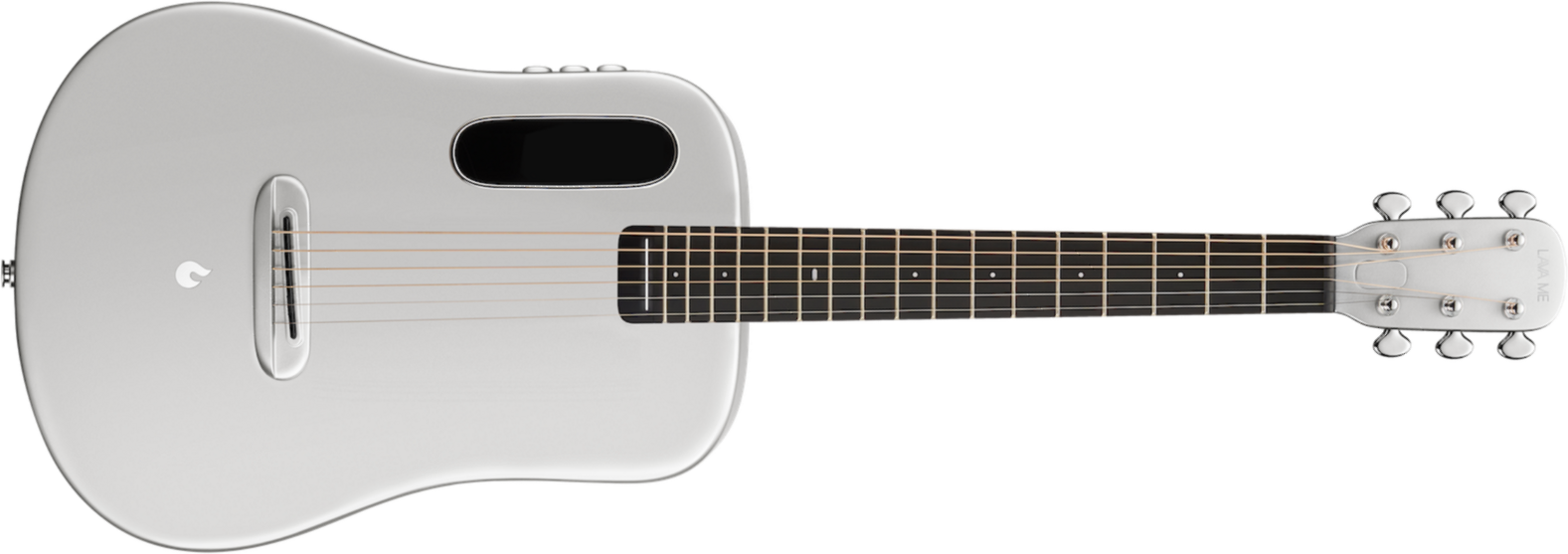 Lava Music Me Air Cabon 36 + Airflow Case - Silver - Folk guitar - Main picture