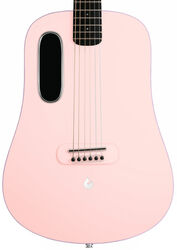 Electro acoustic guitar Lava music Blue Lava Touch With Airflow Bag - Coral pink