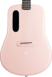 Travel acoustic guitar  Lava music Lava ME 4 Carbon 36 +Airflow Bag - Pink
