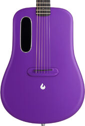 Travel acoustic guitar Lava music Lava ME 4 Carbon 36 +Airflow Bag - Purple