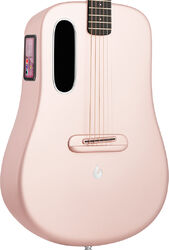 Travel acoustic guitar  Lava music Lava ME 4 Carbon 38 +Space Bag - Pink