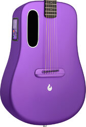 Travel acoustic guitar  Lava music Lava ME 4 Carbon 38 +Space Bag - Purple