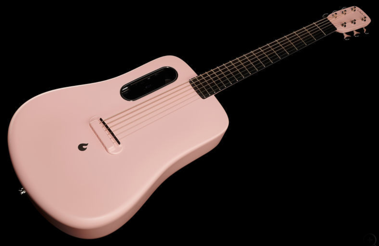 Lava Me 2 Freeboost - pink Travel acoustic guitar Lava music