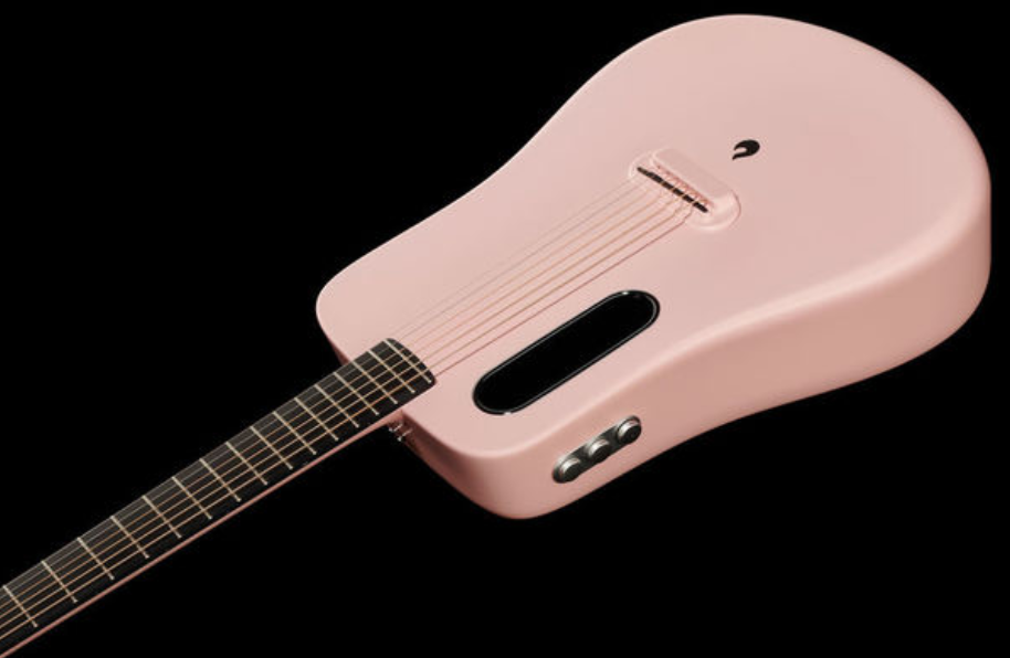 Lava Me 2 Freeboost - pink Travel acoustic guitar Lava music