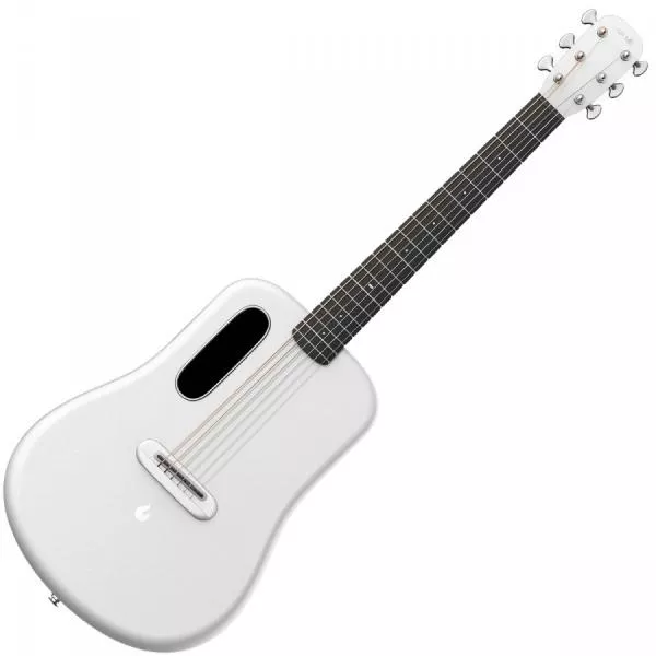 Travel acoustic guitar  Lava music LAVA ME 3 36 + IDEAL BAG - White