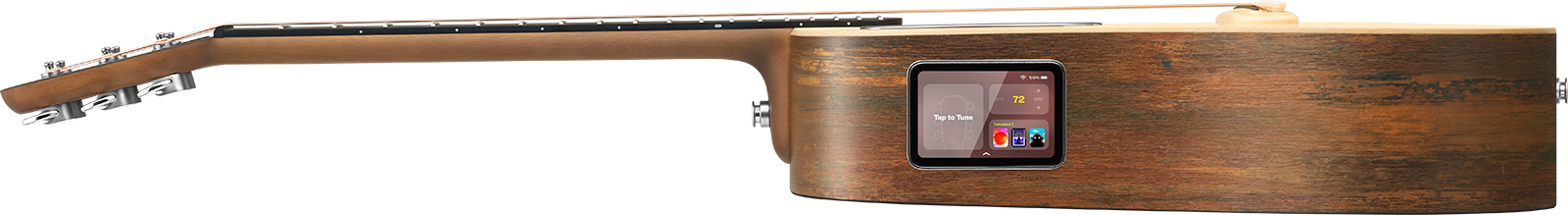 Lava Music Lava Me 4 Spruce 36 +lite Bag - Natural Hpl Woodgrain - Travel acoustic guitar - Variation 2