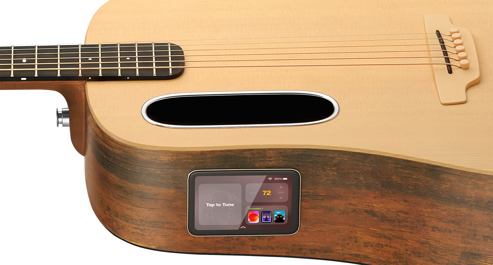 Lava Music Lava Me 4 Spruce 41 +airflow Bag - Natural Hpl Woodgrain - Travel acoustic guitar - Variation 4