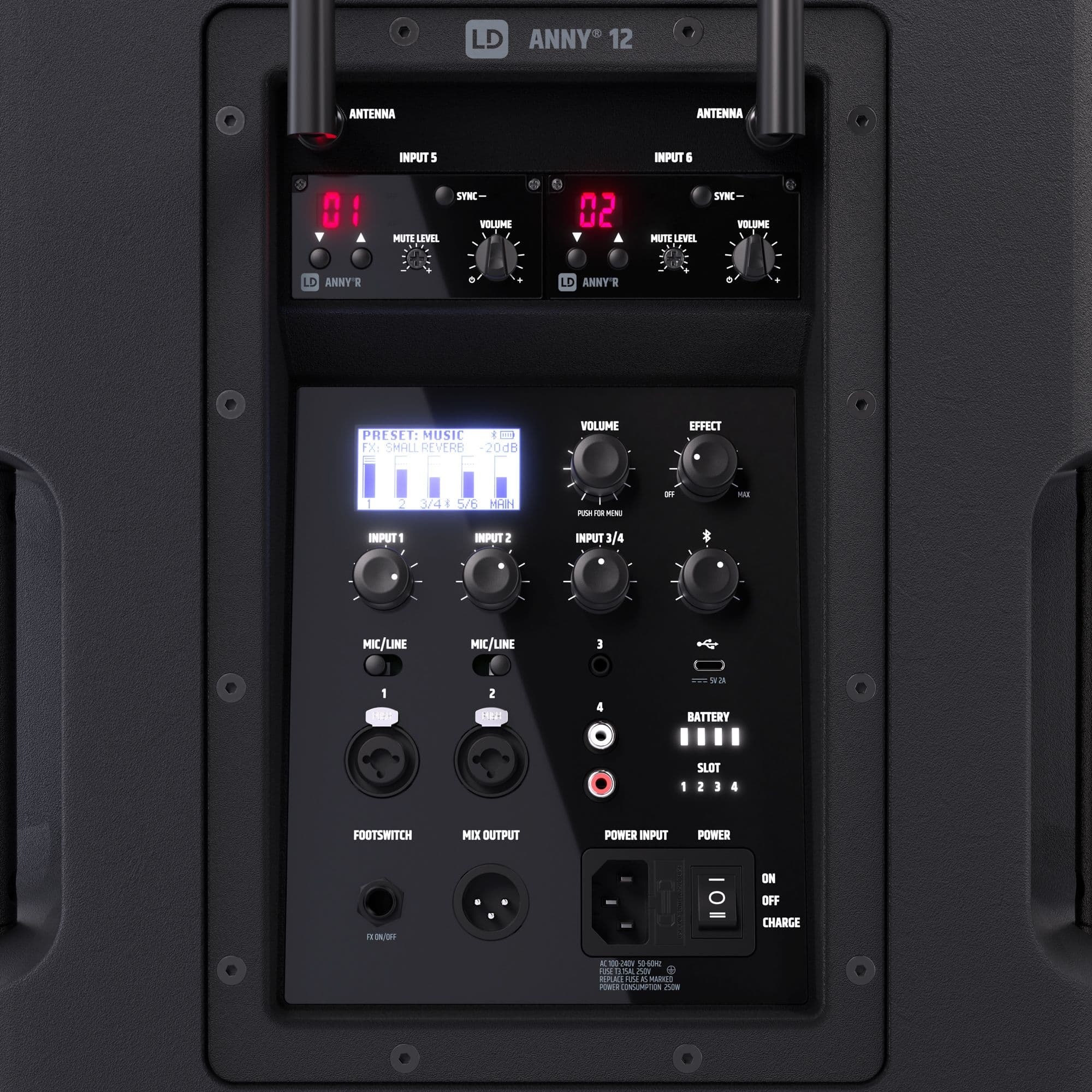 Ld Systems Anny 12 Bph2 B6 - Portable PA system - Variation 2