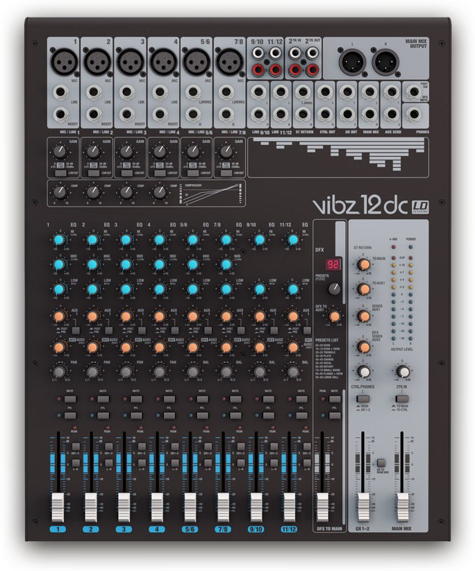 Ld Systems Vibz 12 Dc - Analog mixing desk - Main picture