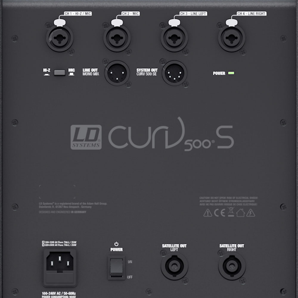Ld Systems Curv 500 Avs - Complete PA system - Variation 4