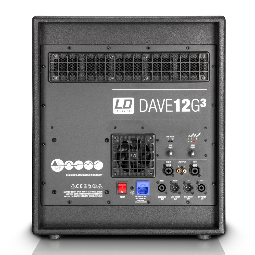 Ld Systems Dave 12 G3 - Complete PA system - Variation 4