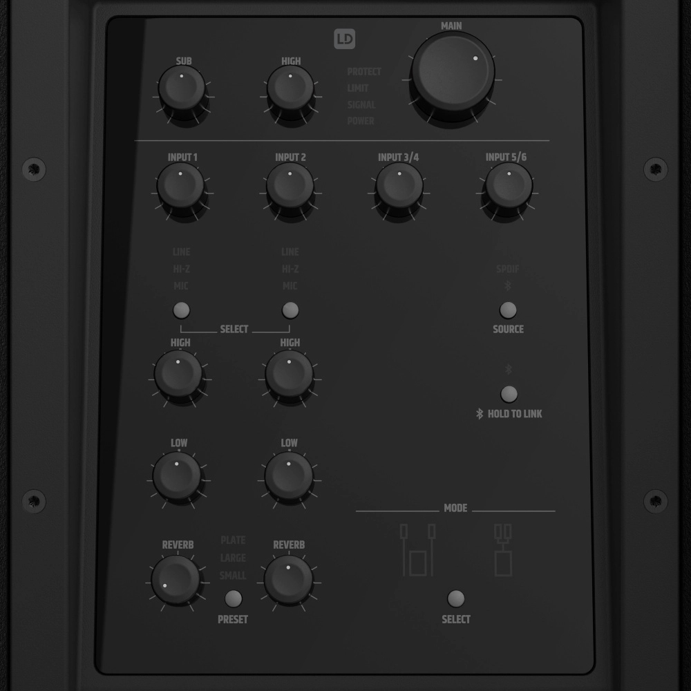 Ld Systems Dave 12 Gx4 - Complete PA system - Variation 4