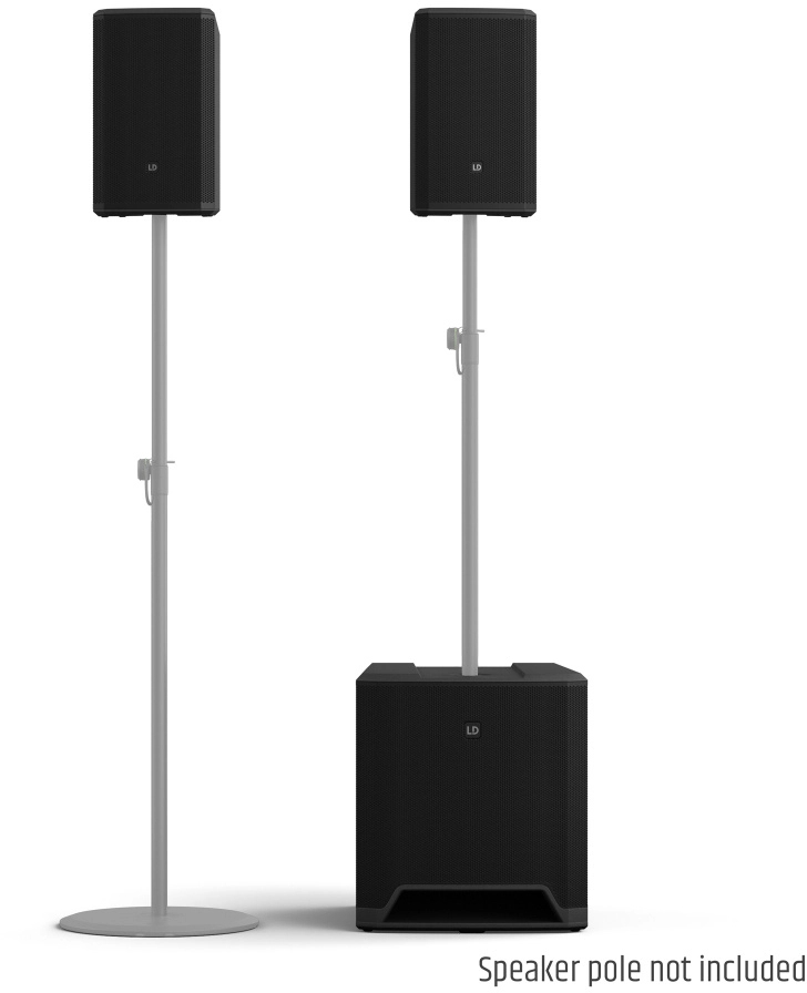 Ld Systems Dave 15 G4x - Complete PA system - Variation 7