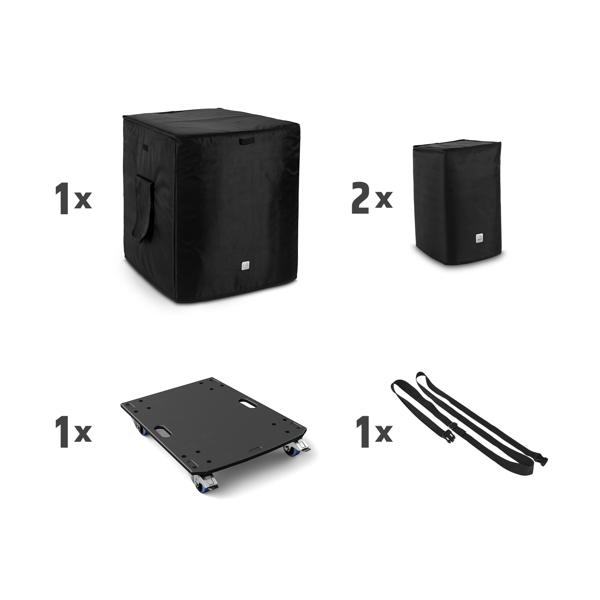 Ld Systems Dave 18 G4x Bag Set - Bag for speakers & subwoofer - Variation 4