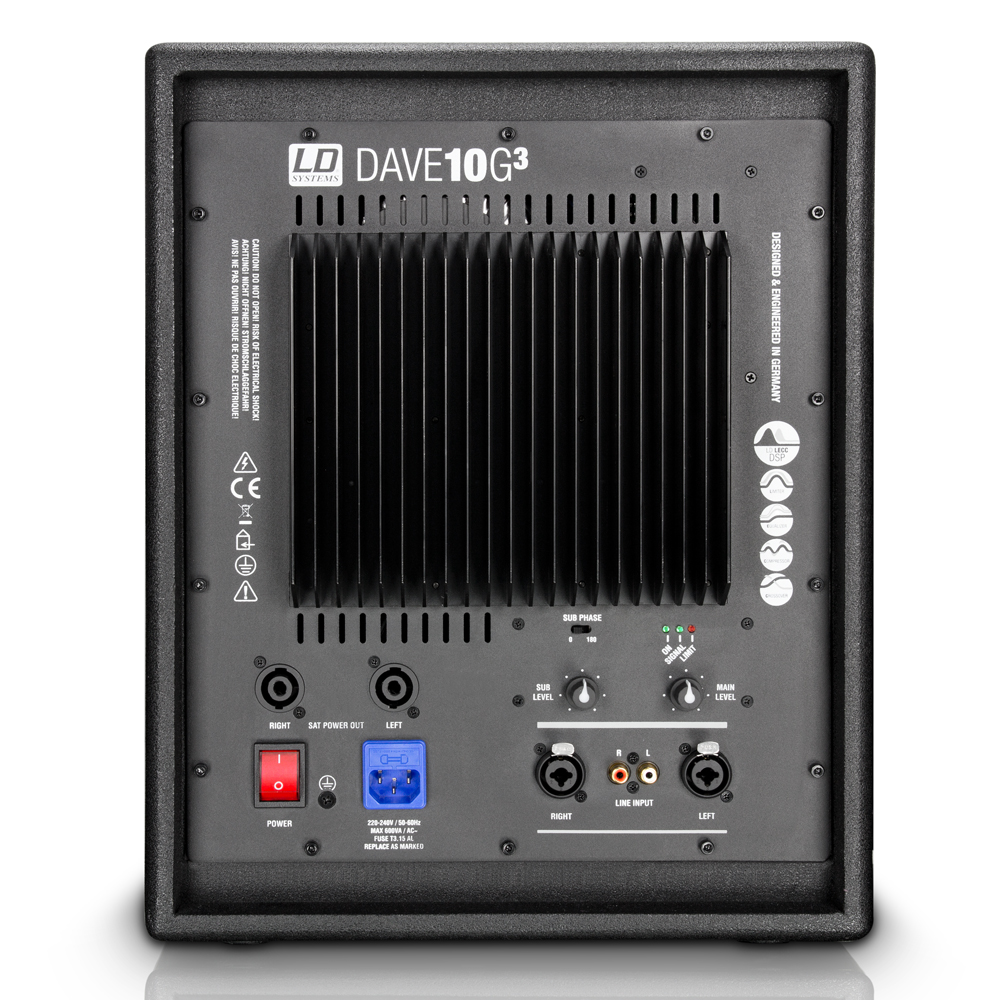 Ld Systems Dave 10 G3 - Complete PA system - Variation 3