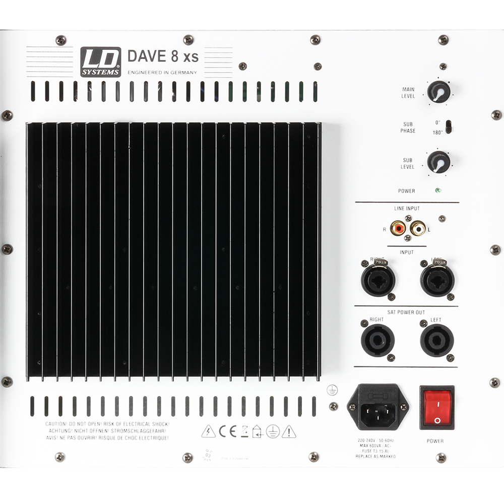 Ld Systems Dave 8 Xs W - Complete PA system - Variation 1