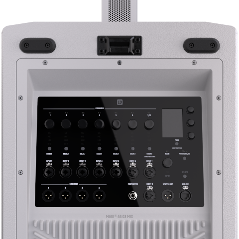 Ld Systems Maui44g3 All-in-one Array System + Mixer White - Column PA Systems - Variation 11