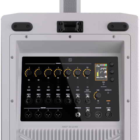 Ld Systems Maui44g3 All-in-one Array System + Mixer White - Column PA Systems - Variation 13