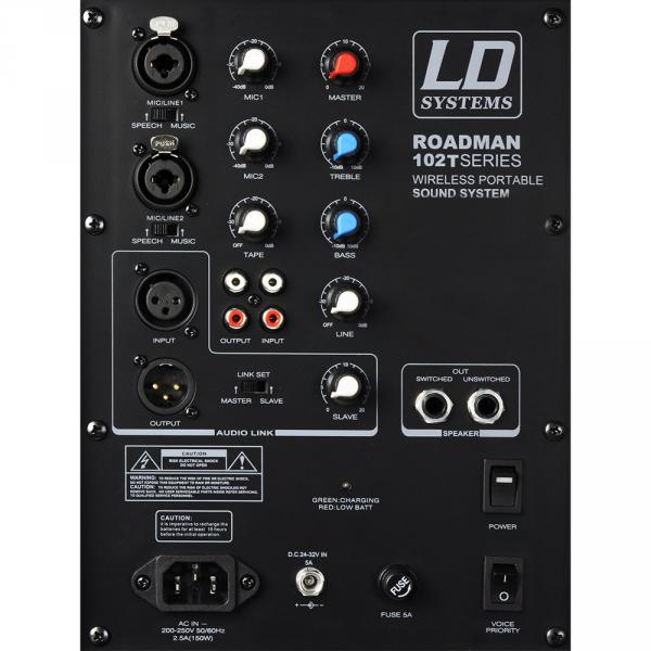 Portable pa system Ld systems Roadman 102