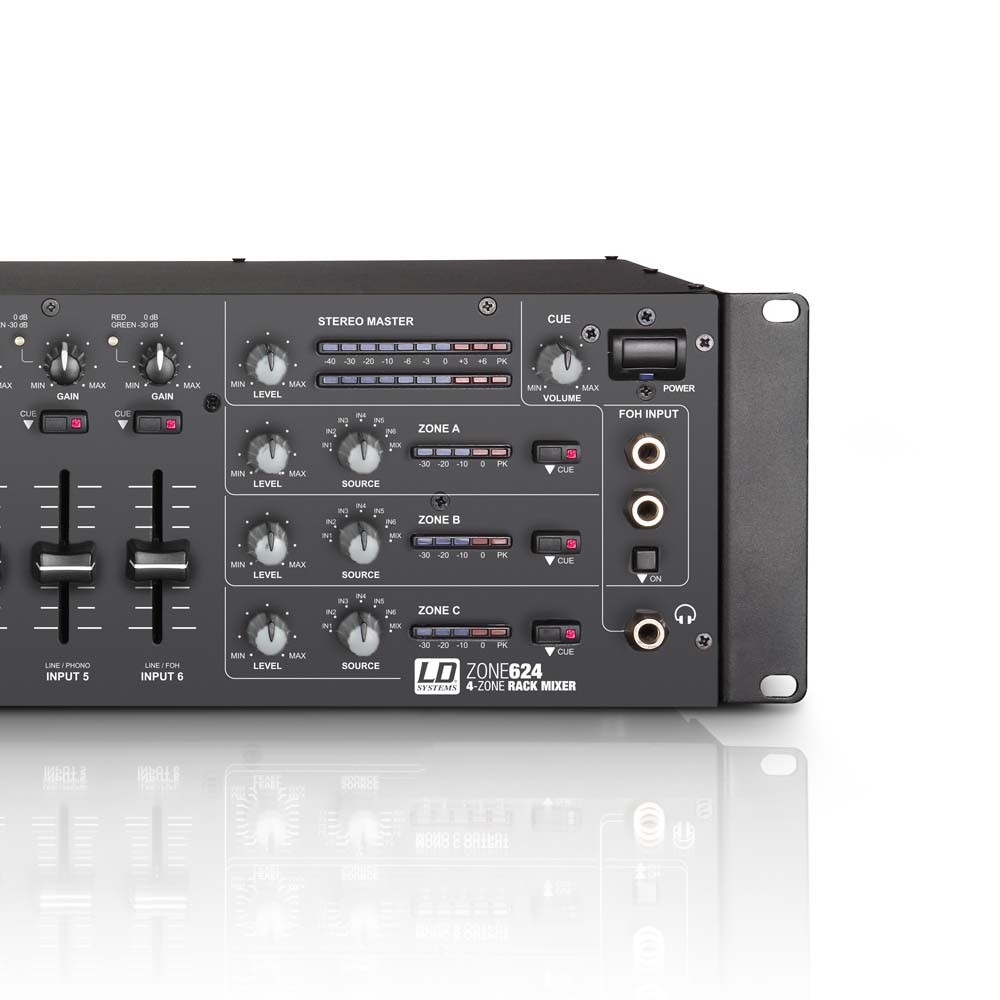 Ld Systems Zone 624 - Analog mixing desk - Variation 4