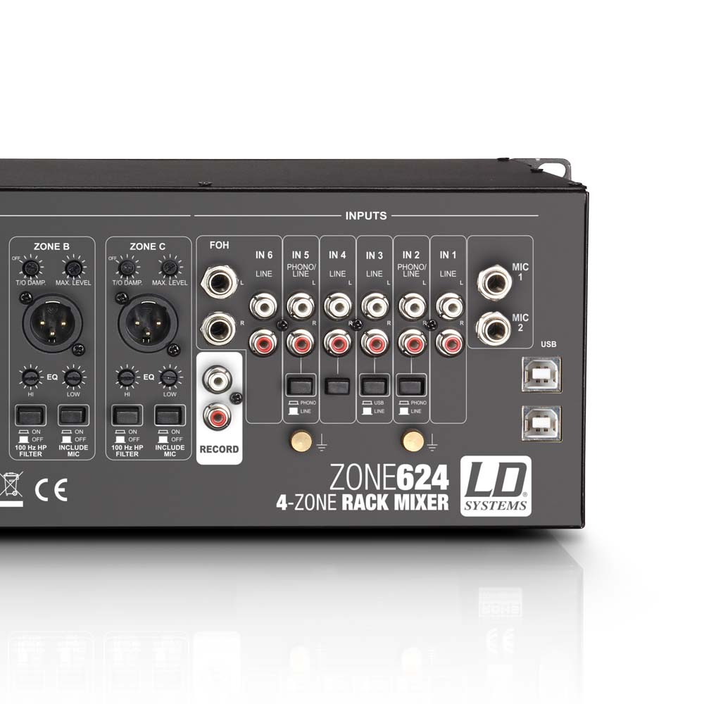 Ld Systems Zone 624 - Analog mixing desk - Variation 6