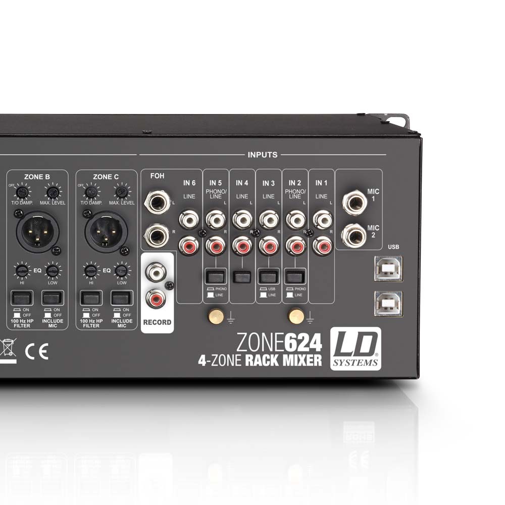 Ld Systems Zone 624 - Analog mixing desk - Variation 6