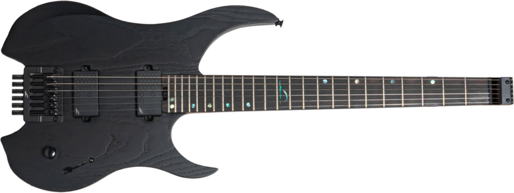 Legator Ghost G6p Performance Hh Ht Eb - Stealth Black - Metal electric guitar - Main picture