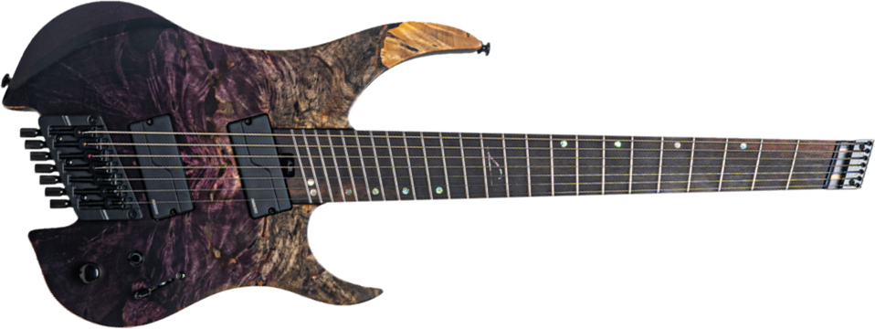 Legator Ghost G7fx 7c Multiscale 2h Fishman Fluence Ht Eb Bh - Amethyst - Multi-Scale Guitar - Main picture