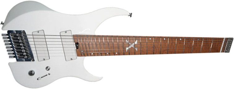 Legator Ghost G8a 10th Anniv. Jap 8c Multiscale 2h Fishman Fluence Modern Ht Mn - Alpine White - Multi-Scale Guitar - Main picture