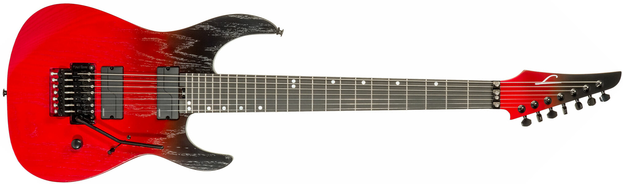 Legator Ninja N7fr 2h Fishman Fluence Modern Fr Eb - Crimson - 7 string electric guitar - Main picture