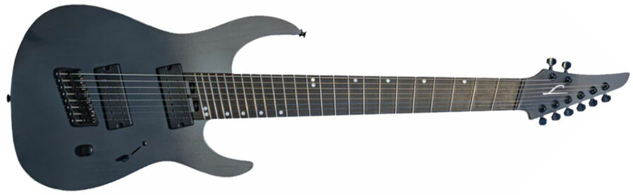 Legator Ninja N8fp Performance Multiscale 2h Ht Eb - Smoke - Multi-Scale Guitar - Main picture