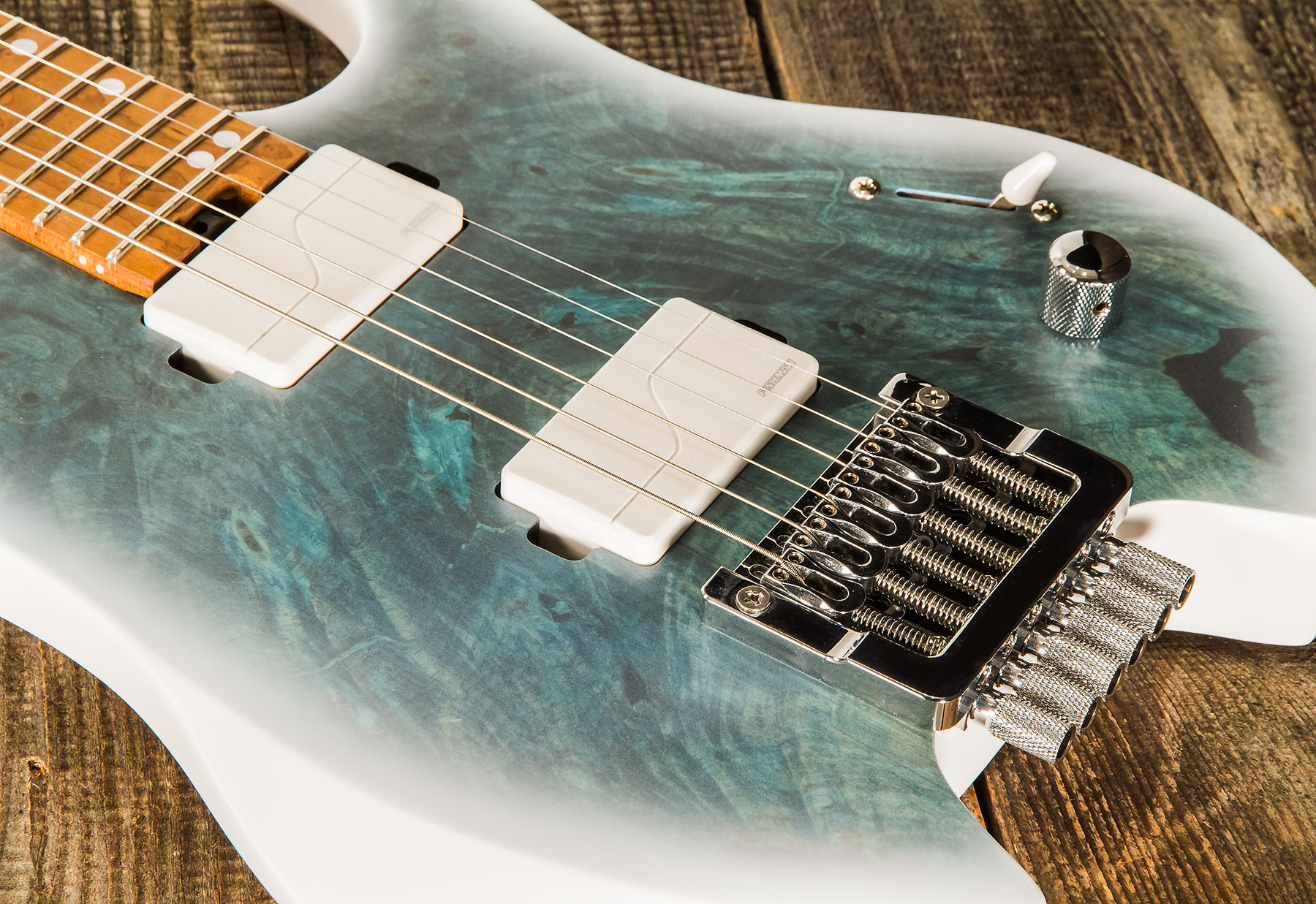 Legator Ghost G6OD - arctic blue Solid body electric guitar blue