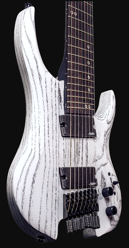 Legator Ghost G8fp Performance 8c Multiscale 2h Ht Ph - White - Multi-Scale Guitar - Variation 2
