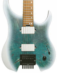 Metal electric guitar Legator Ghost G6OD - Arctic blue