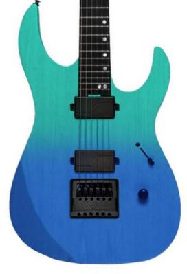 Solid body electric guitar Legator Ninja Performance N6EP - Pacific aqua