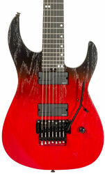 7 string electric guitar Legator Ninja N7FR - Crimson
