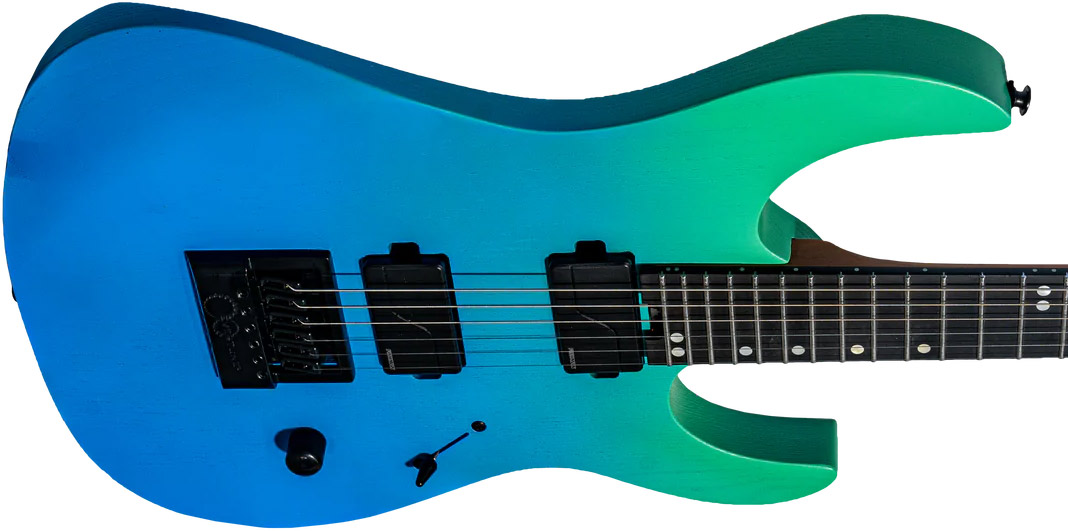 Legator Ninja N6ep Performance 2h Fishman Fluence Modern Ht Ric - Pacific Aqua - Metal electric guitar - Variation 2