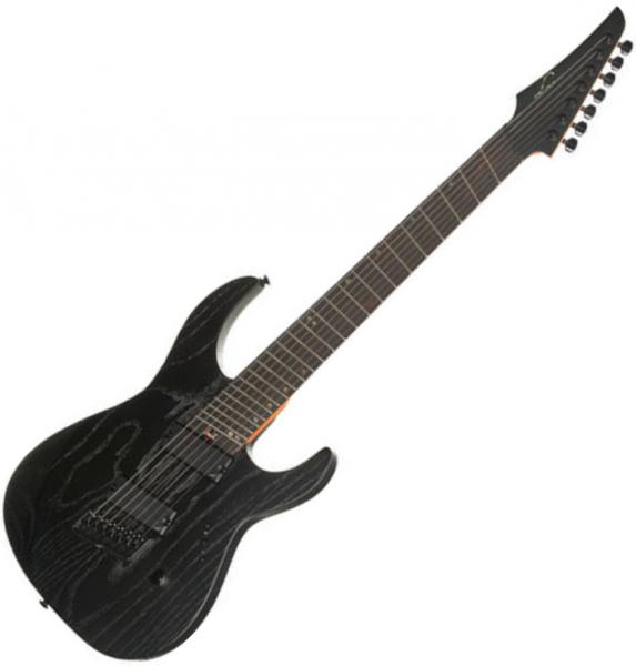 Legator Ninja Performance N7FP satin stealth black Multiscale guitar