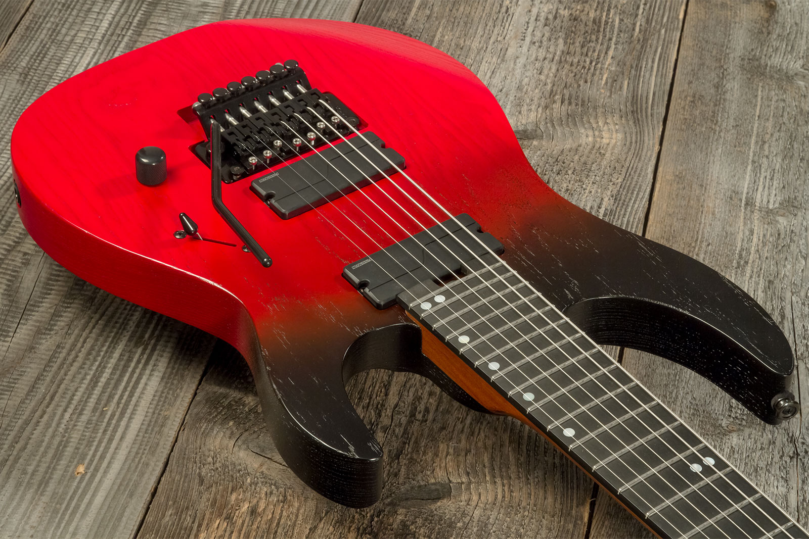Legator Ninja N7FR - crimson 7 string electric guitar