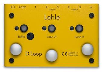 Switch pedal Lehle DLOOP MIDI INSERT D EFFET EN PEDALE ET MIDI