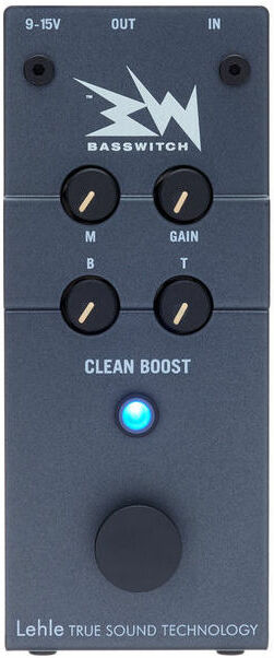 Lehle Rmi Basswitch Clean Boost - Compressor, sustain & noise gate effect pedal for bass - Main picture