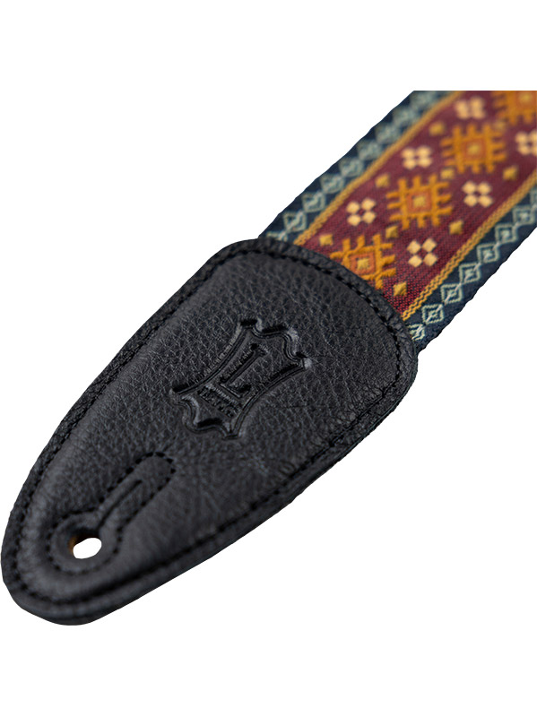 Levy's 5 Cm, Tissu Avec Motifs Hootenany, Dos Polypropylene - Design 026 - Guitar strap - Variation 2