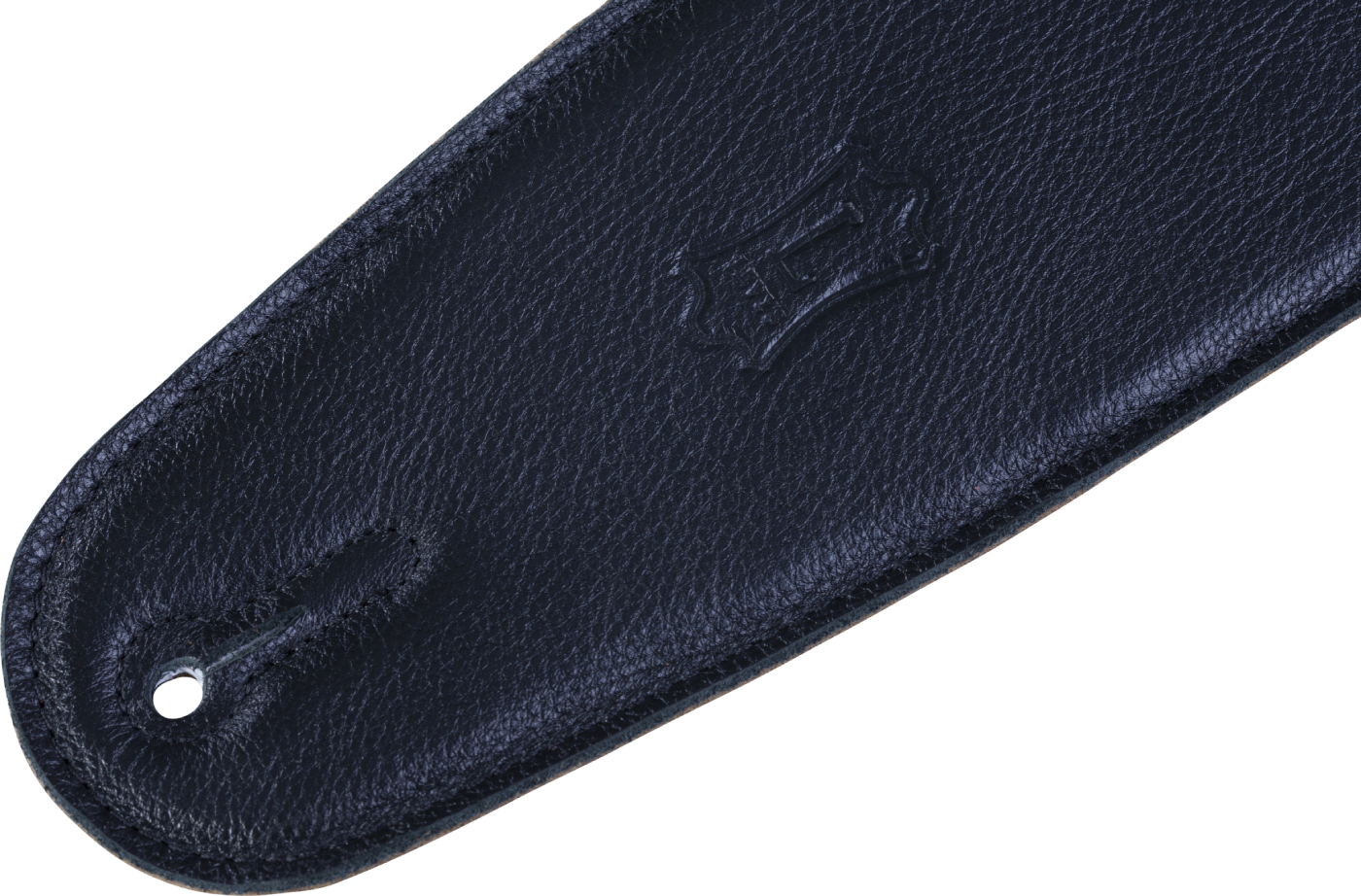 Levy's Cuir Remboure Dos Daim Pour Basse 9 Cm - Black - Guitar strap - Variation 3