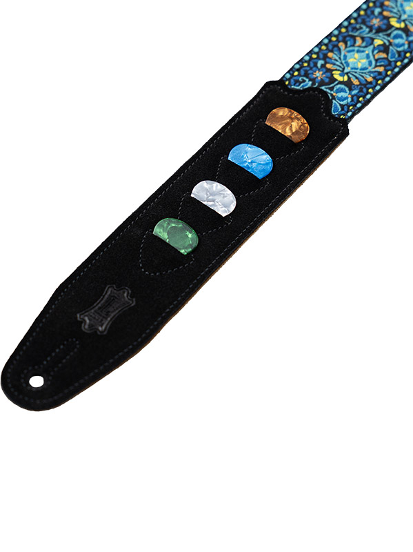 Levy's Courroie Tissu Avec Motifs Hootenany, 4 Portes Mediators, 5 Cm - Design 04 - More stringed instruments accessories - Variation 1
